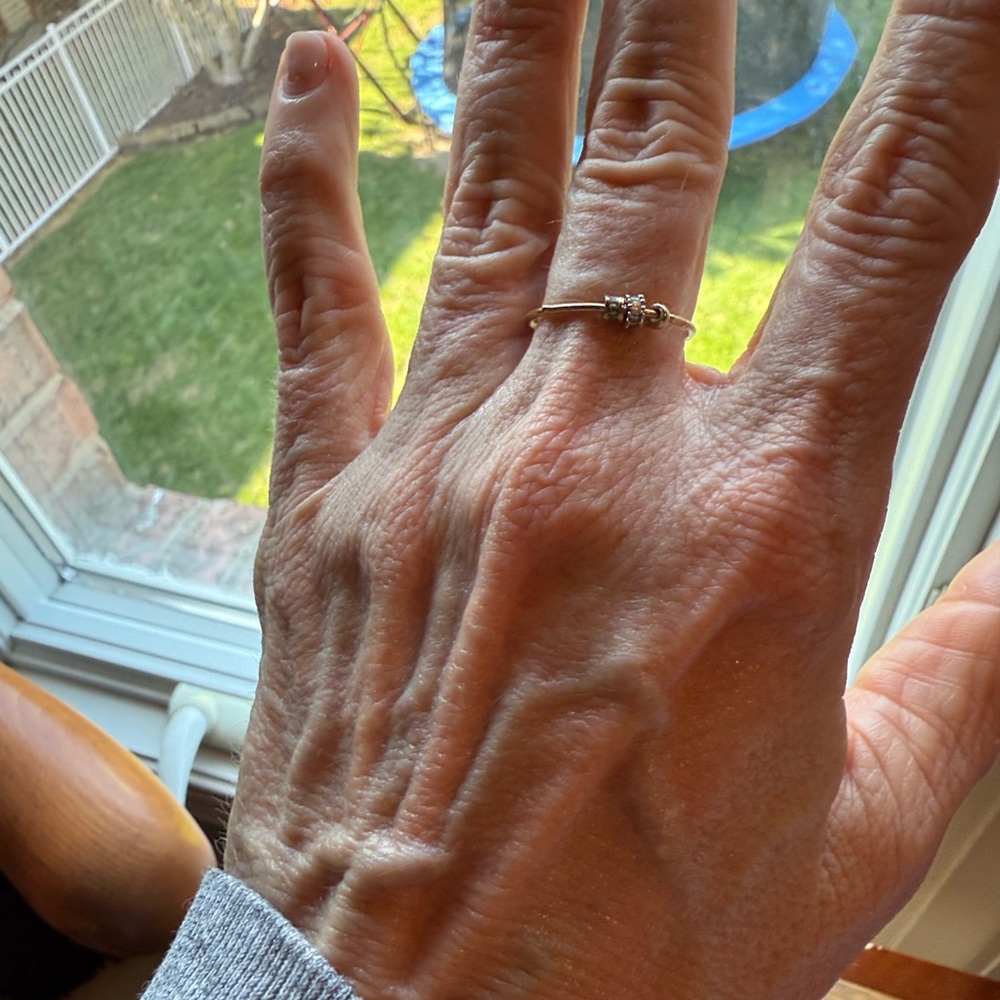 Adina Reyter Gold Ring with Diamond Accent - Picture 2 of 7
